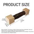 Pet Chew Stick Teeth Grinding Toy for Hamster and Rabbit, Natural Apple Tree Wood - view 3