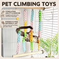 Pet Climbing Chain Toy for Sugar Gliders and Small Animal Cages