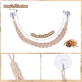 Pet Climbing Suspension Bridge Rope Swing for Reptiles and Hermit Crabs - 60 cm - view 3