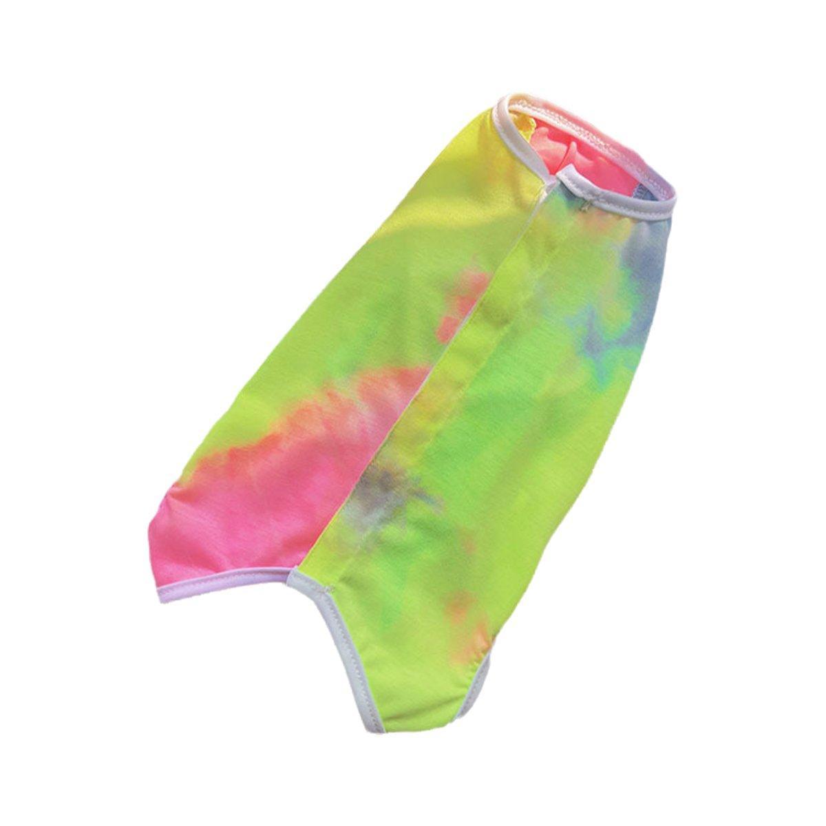 Pet Clothing in Breathable Fabric - Multicolour, Large (Chest 55 cm, Back 37 cm)
