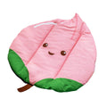 Pet Cooling Mat - Peach Design with Smiling Face, 47 x 41 cm