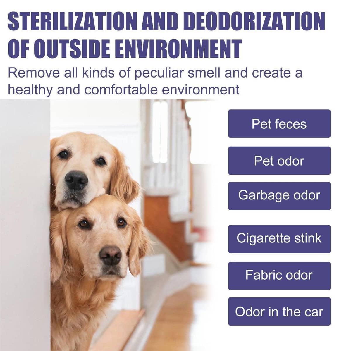 Pet Deodorant Air Freshening Spray for Cats and Dogs, 60 ml - view 4
