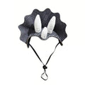 Pet Dinosaur Hat Costume with Triceratops Horns for Small Dogs and Cats - view 2