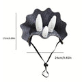 Pet Dinosaur Hat Costume with Triceratops Horns for Small Dogs and Cats - view 3