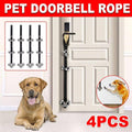 Pet Doorbell Training Rope with Bells for Dogs and Cats - Pack of 4