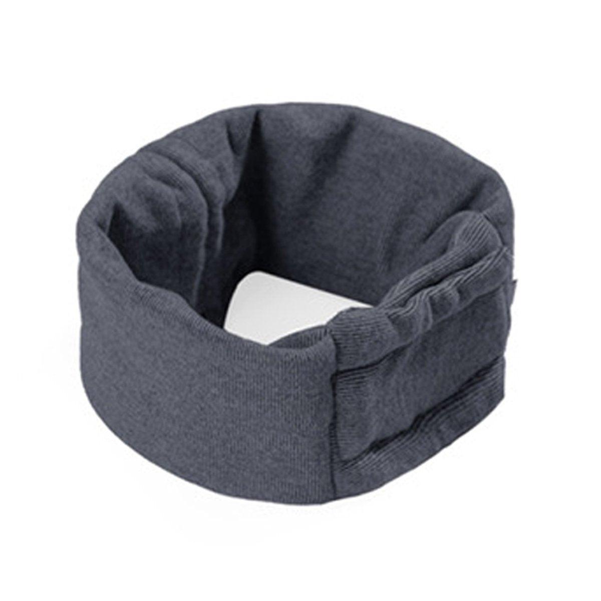 Pet Ear Cover for Dogs and Cats - Grey, Medium (Head 35-48 cm)