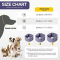 Pet Ear Cover for Dogs and Cats - Grey, Medium (Head 35-48 cm) - view 4