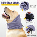 Pet Ear Cover for Dogs and Cats - Grey, Medium (Head 35-48 cm) - view 5