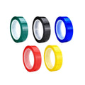 PET Electrical Insulation Tape, 18 mm x 66 m, Pack of 5 - Yellow - view 3