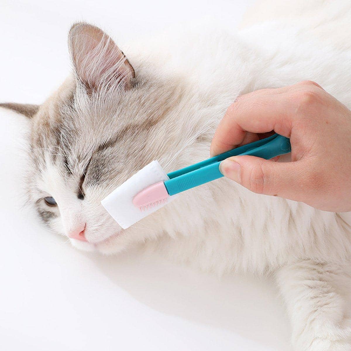 Pet Eye Brush with Silicone Bristles - Pink - view 5