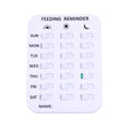 Pet Feeding Reminder Chart 3 Meals Daily Fridge Mount Purple - view 2