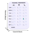 Pet Feeding Reminder Chart 3 Meals Daily Fridge Mount Purple - view 3