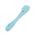 Pet Finger Toothbrush for Dogs and Cats - Blue, Dog Face Design