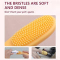 Pet Finger Toothbrush for Dogs and Cats - Yellow, Cat Face Design - view 5