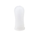 Pet Finger Toothbrush Silicone for Dogs and Cats - White