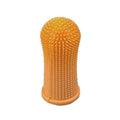 Pet Finger Toothbrush Silicone for Dogs and Cats - Yellow