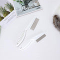 Pet Flea Comb with Handle, Large (18 x 3.3 cm), Single - White - view 5