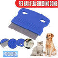 Pet Flea Comb, Stainless Steel Teeth, for Cats and Dogs - Pink - view 2