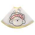Pet Grooming Cape for Dogs and Cats, Cartoon Dog Print - Medium, Neck 26-32 cm