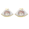 Pet Grooming Cape for Dogs and Cats, Cartoon Dog Print - Medium, Neck 26-32 cm - view 3