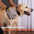 Pet Grooming Massage Glove for Dogs and Cats - Pink, Left Hand - view 4