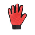 Pet Grooming Massage Glove for Dogs and Cats - Red Right Hand
