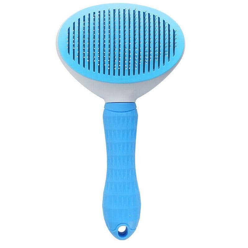 Pet Grooming Slicker Brush for Dogs and Cats - Blue