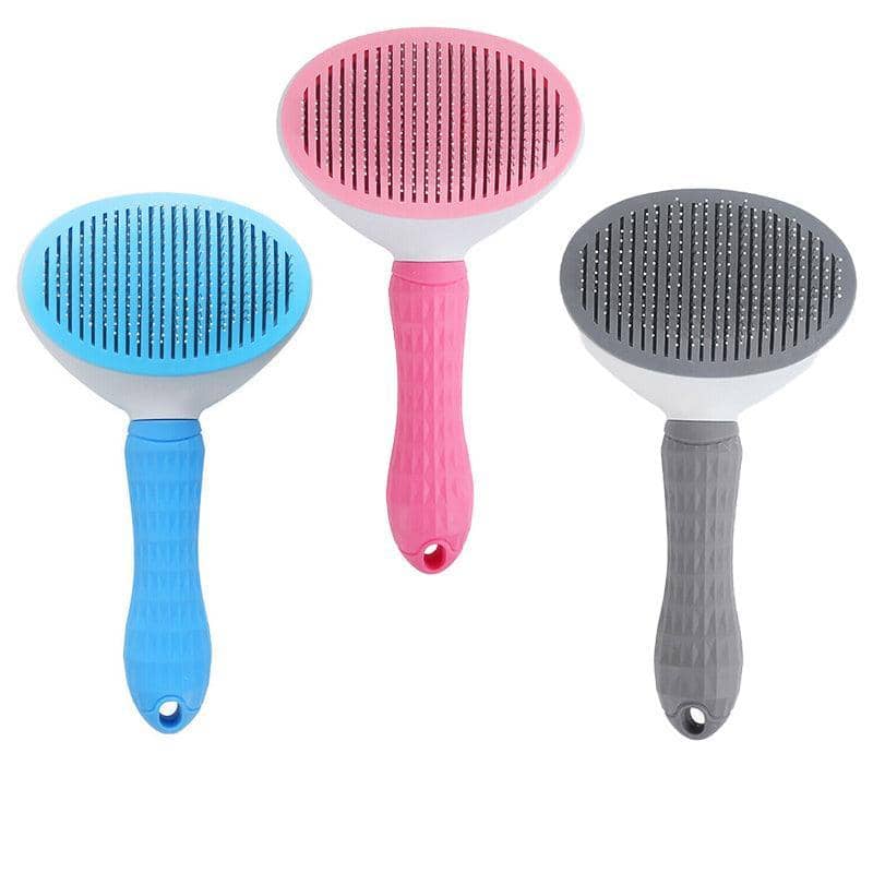 Pet Grooming Slicker Brush for Dogs and Cats - Blue - view 3