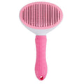 Pet Grooming Slicker Brush for Dogs and Cats - Pink