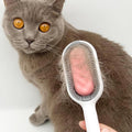 Pet Hair Remover Comb Brush with 10 Wet Wipes - Pink, Set for Long Hair - view 5