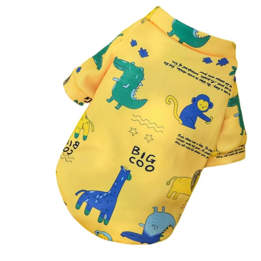 Pet Jumper, Medium - Yellow Giraffe