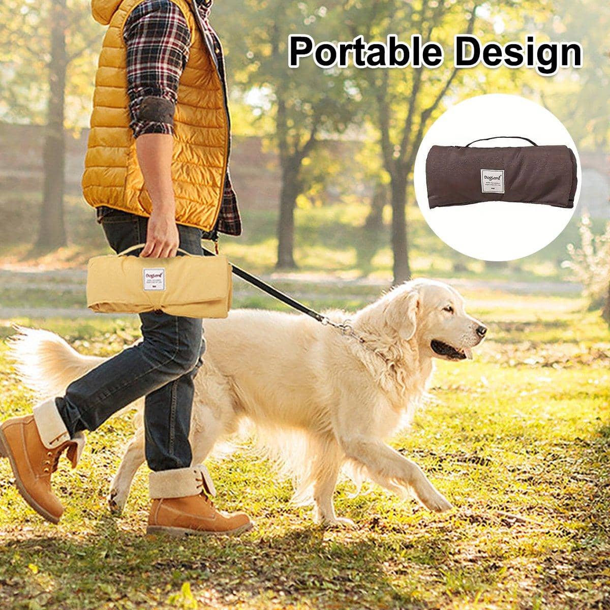 Pet Mat, Machine Washable, 95 x 65 cm - Blue - view 5