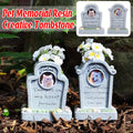 Pet Memorial Resin Tombstone with Photo Frame - In My Heart Forever - view 2
