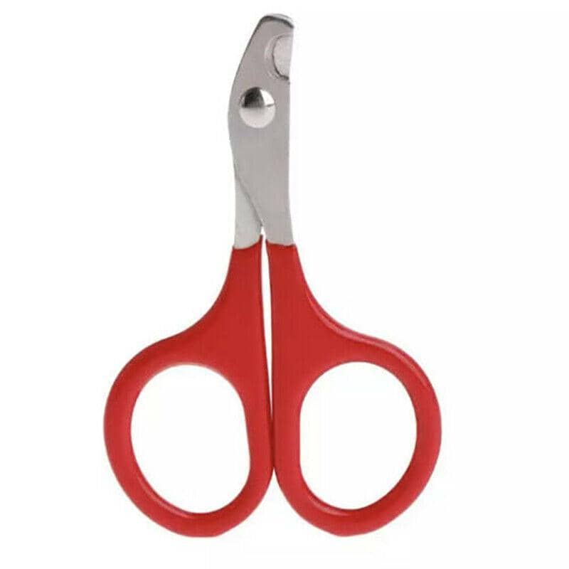 Pet Nail Clippers for Dogs, Cats, Birds, Rabbits and Ferrets, Red - view 2