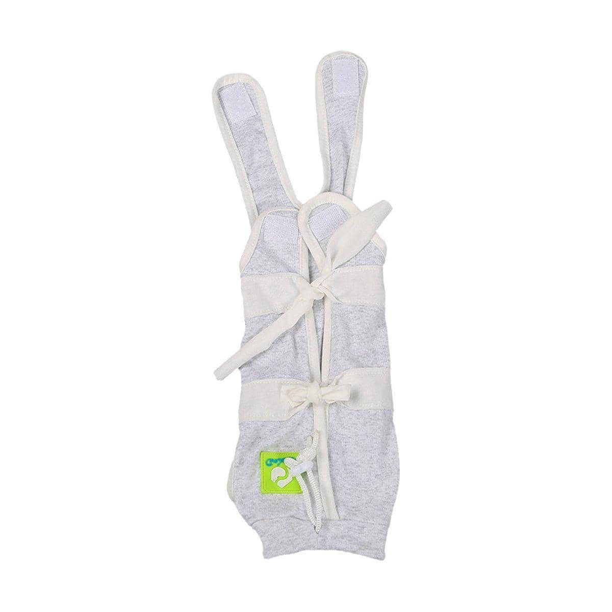 Pet Neutering Recovery Suit for Cats and Dogs - Grey, Double Extra Large (Chest 46 cm, Back 38 cm)