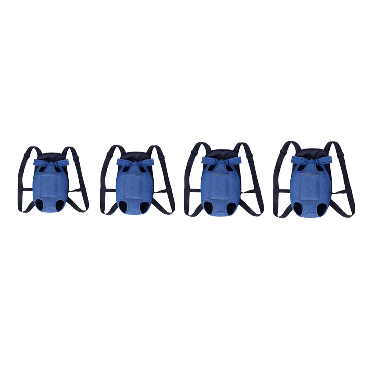 Pet Outdoor Backpack for Cats and Dogs, Breathable Mesh - Blue, Size L (38 x 25 cm) - view 3