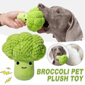 Pet Plush Squeaky Chew Toy - Broccoli