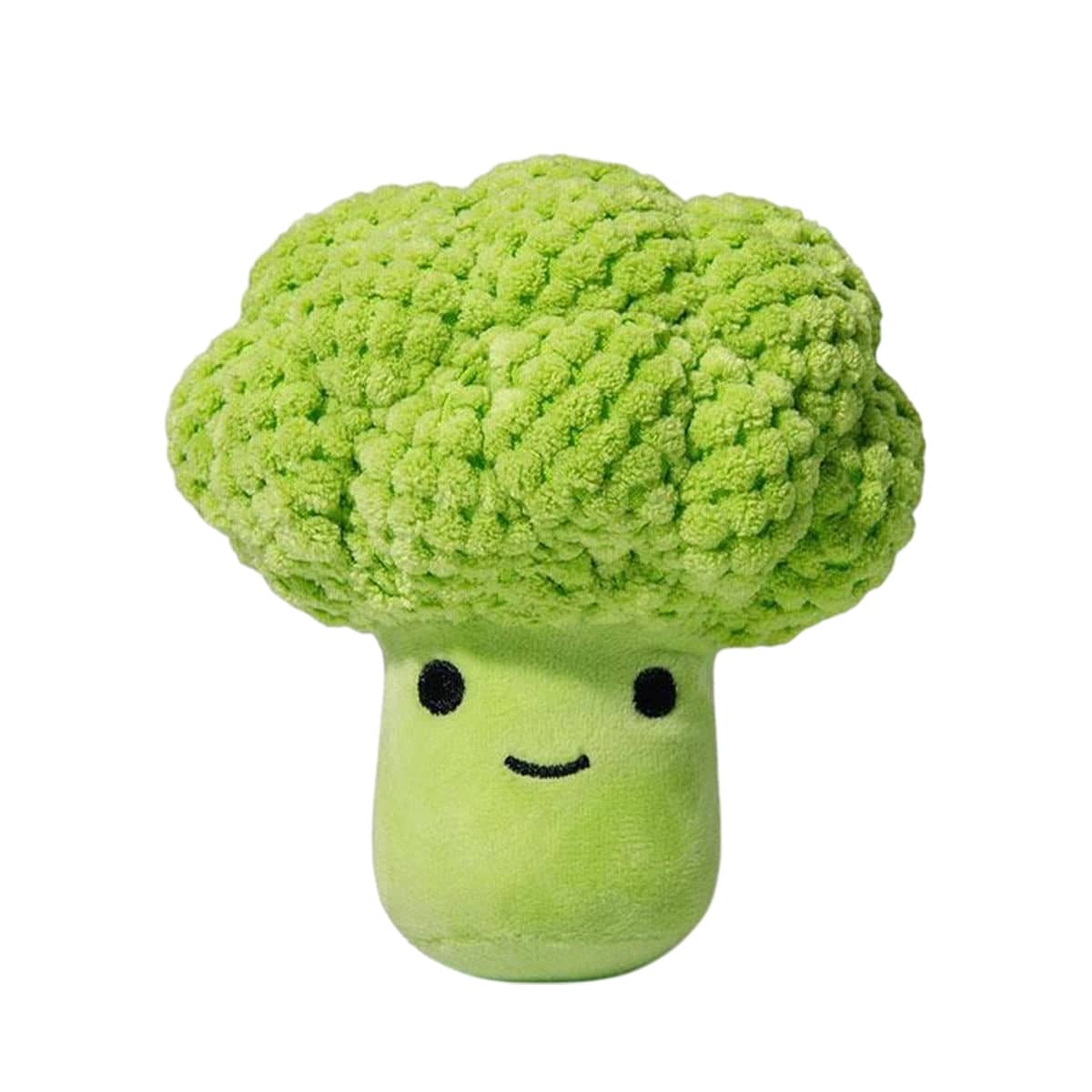Pet Plush Squeaky Chew Toy - Broccoli - view 2