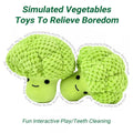 Pet Plush Squeaky Chew Toy - Broccoli - view 4