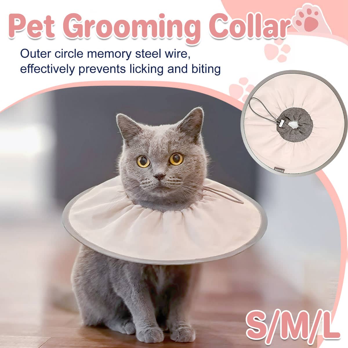 Pet Recovery Collar for Cats and Small Dogs - Size S (Neck Under 28 cm) - view 2