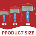 Pet Slicker Brush for Dogs and Cats, Small (15.5 x 8.8 cm) - Red - view 4