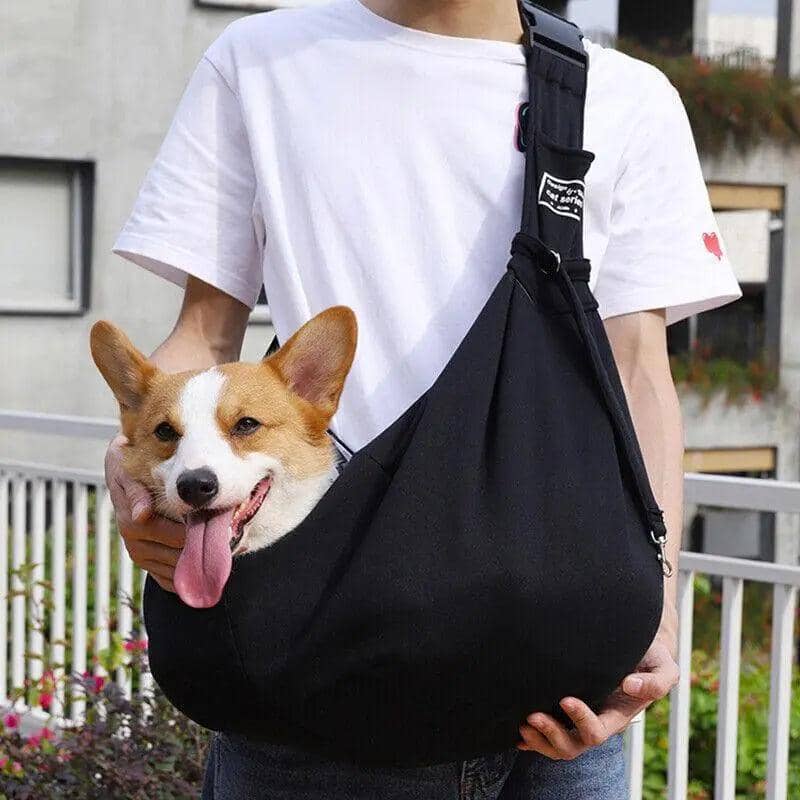 Pet Sling Carrier Shoulder Bag for Dogs and Cats - Blue - view 2