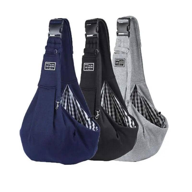 Pet Sling Carrier Shoulder Bag for Dogs and Cats - Grey - view 3