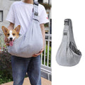 Pet Sling Carrier Shoulder Bag for Dogs and Cats - Grey - view 4
