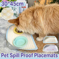 Pet Spill Proof Placemat for Dogs and Cats Non Slip Waterproof Easy Clean - Purple - view 2