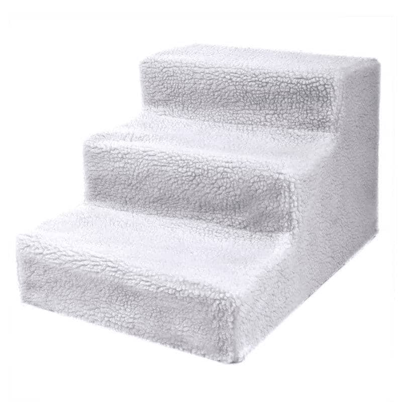 Pet Stairs with Plush Cover, 3 Steps, 45 x 35 x 30 cm - view 2