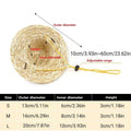 Pet Straw Hat for Cats and Dogs - Carrot, Large (Outer Diameter 20 cm) - view 4