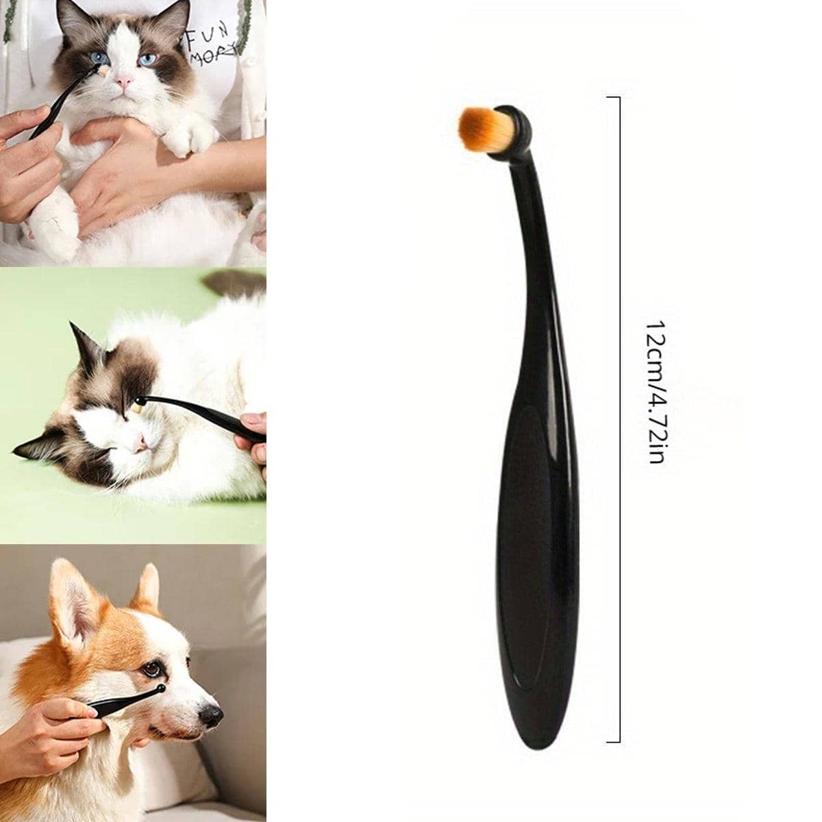 Pet Tear Stain Remover Face Brush for Cats and Dogs - view 3