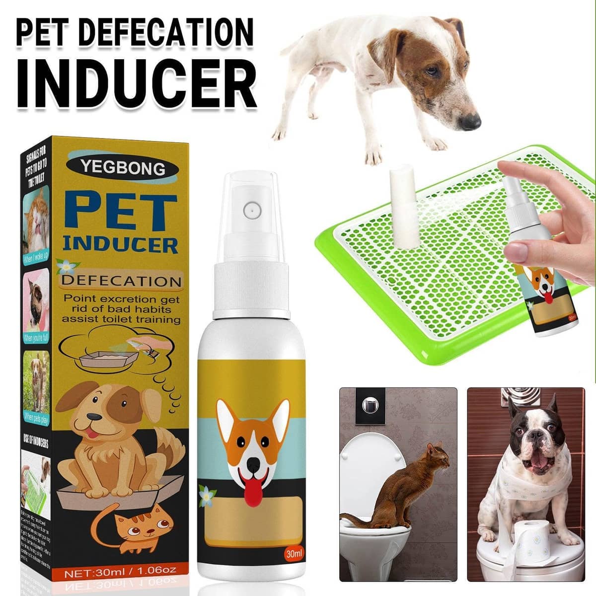 Pet Toilet Training Spray for Dogs and Cats, 30ml