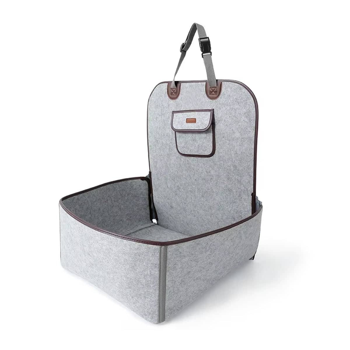 Pet Travel Mat for Dogs and Cats - Waterproof Nonslip Felt Car Co-Pilot Seat Protector - view 2